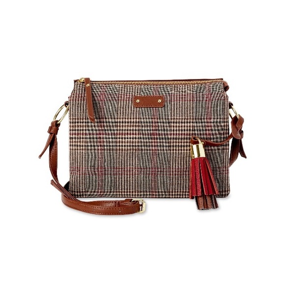 Time and Tru Handbags - Time and Tru Triple Compartment Crossbody With Tassel Detailing NWT